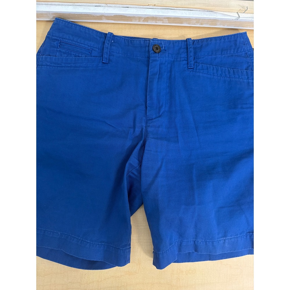Lauren Jeans Co Ralph Lauren Royal Blue Chino Shorts Womens Size 6 Cotton Twill